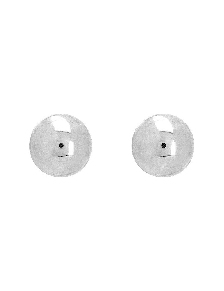 BOUCLES D'OREILLES OR BLANC 750/1000