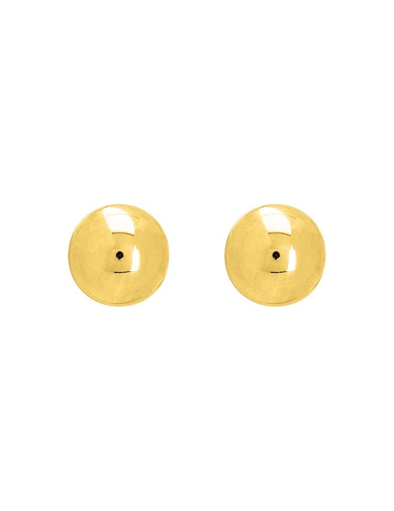 BOUCLES D'OREILLES BOULES OR 750/1000