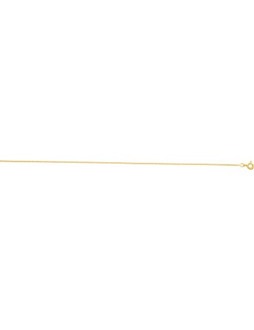 chaine maille forçat or jaune 750/1000