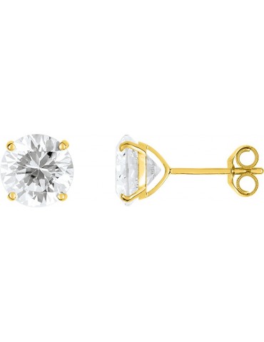 Boucle d'oreilles or 750/1000 oxyde