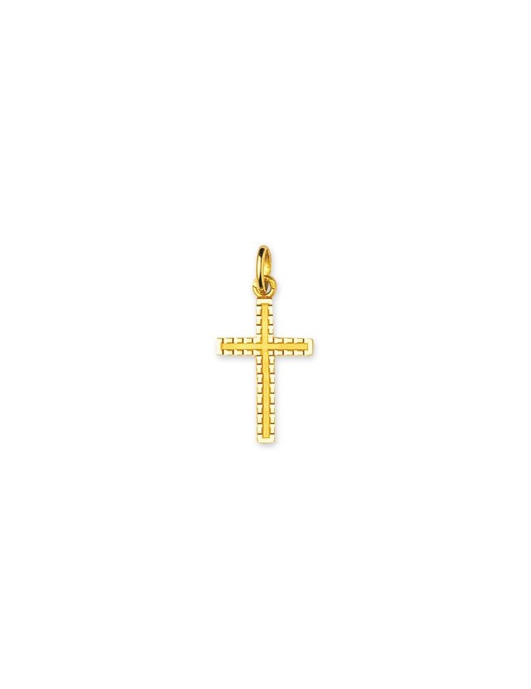 MÉDAILLE CROIX OR 750/1000