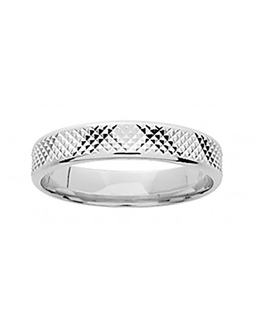 Alliance or blanc fantaisie 750/1000