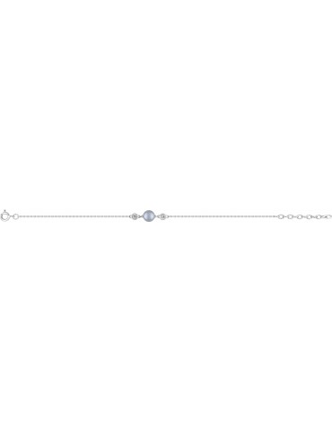 Bracelet argent oxyde argent 925/1000