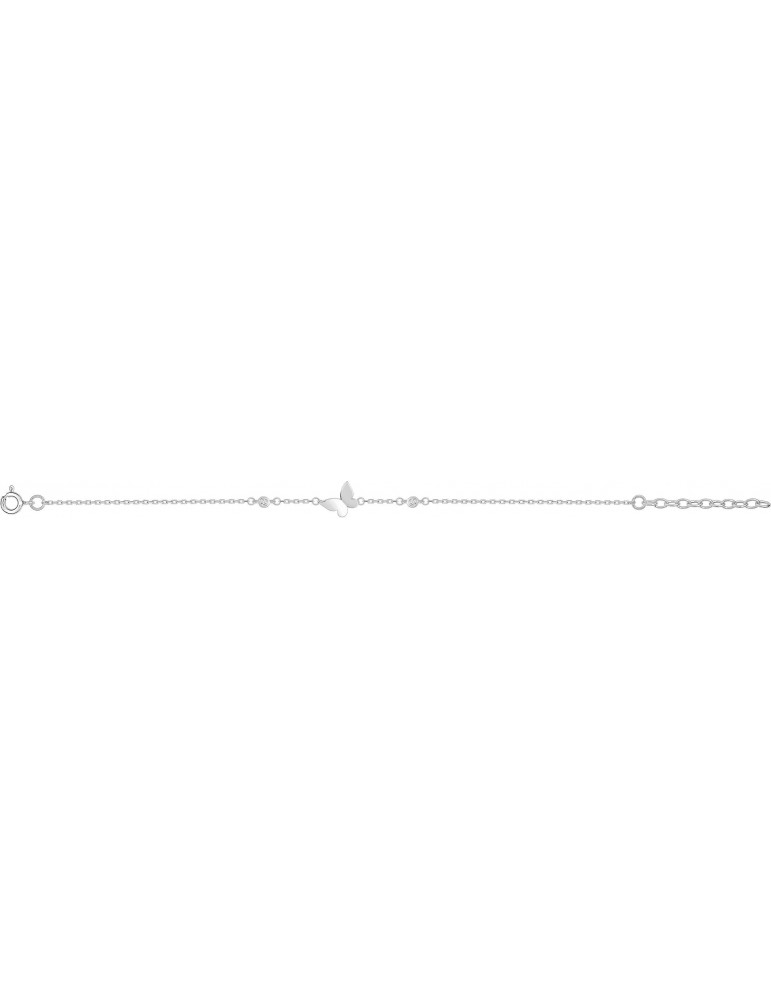 Bracelet papillon argent 925/1000