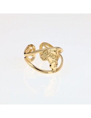 BAGUE RÉGLABE CARTE AFRIQUE