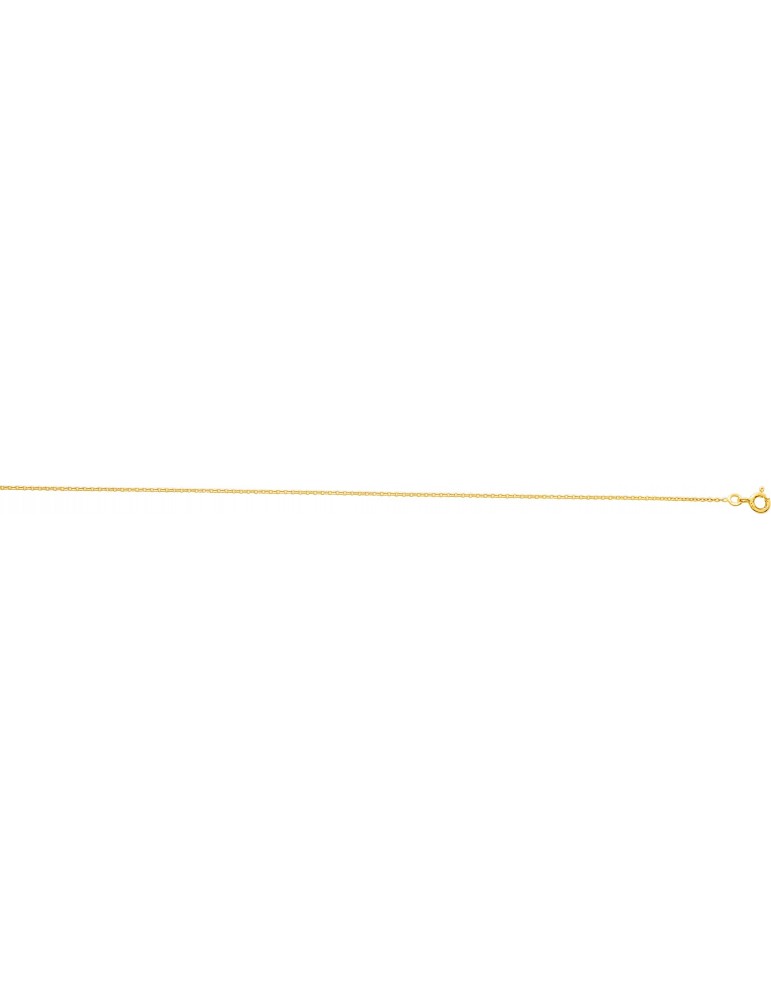 chaine maille forçat or jaune 750/1000