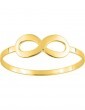 Bague infini or jaune 375/1000