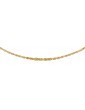 Collier forçat double or jaune 750/1000