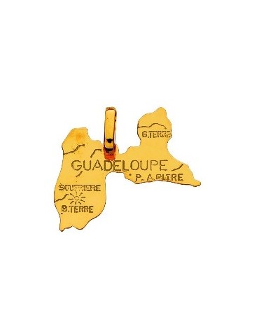 MÉDAILLE CARTE GUADELOUPE