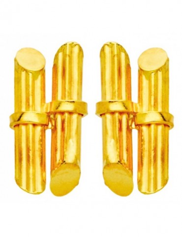 BOUCLES D'OREILLES FAGOTS DE CANNE