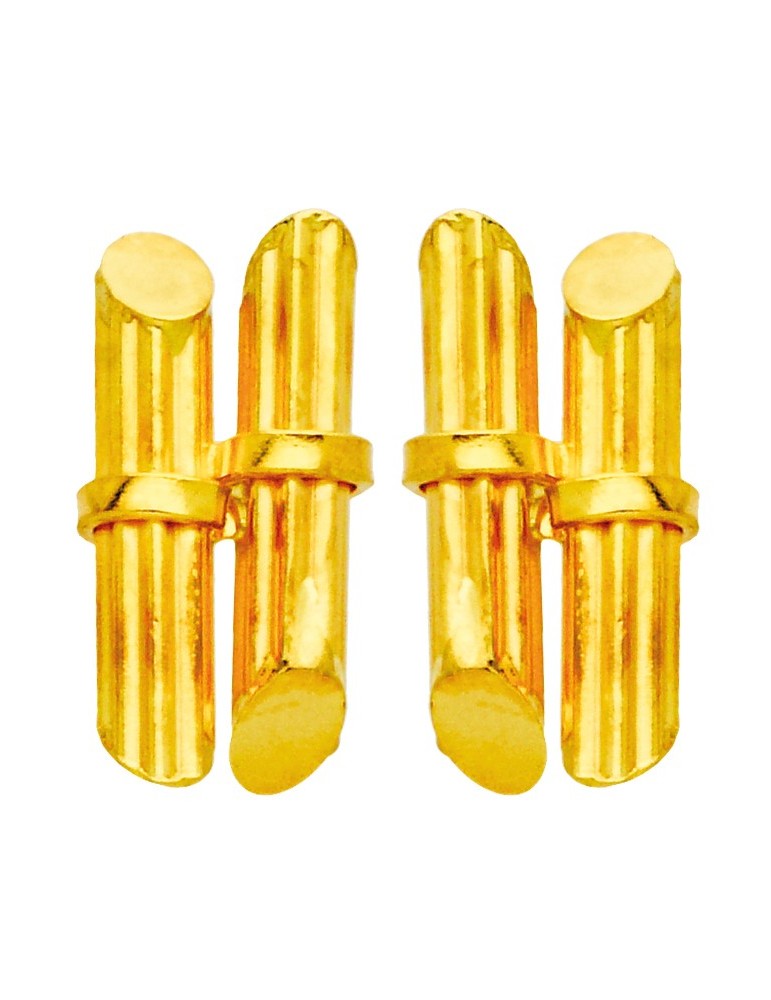 BOUCLES D'OREILLES FAGOTS DE CANNE