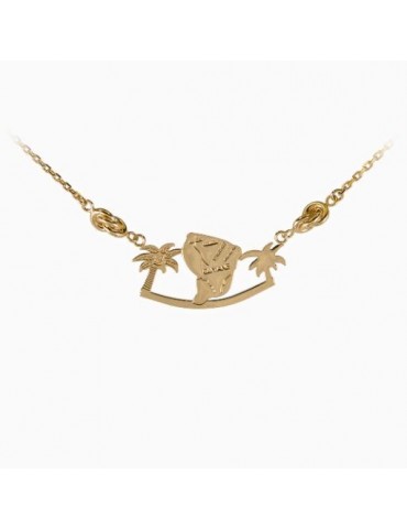 COLLIER PLAQUE OR GUYANE