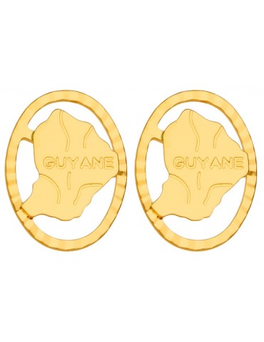 BOUCLES D'OREILLES GUYANE OR 750/1000