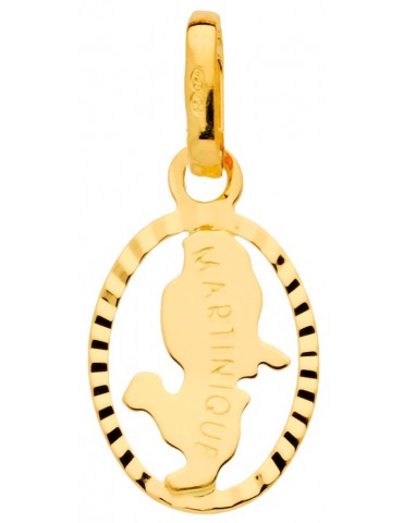 MÉDAILLE CARTE MARTINIQUE 750/1000