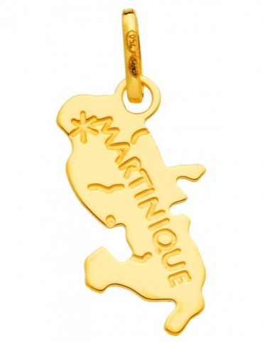 MÉDAILLE CARTE MARTINIQUE
