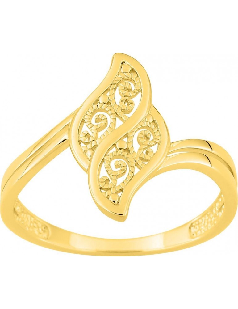 Bague filigranne or 375/1000