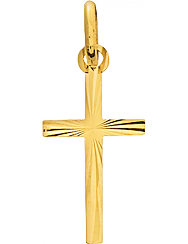 Médaille croix lapidé
