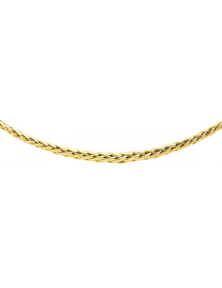 COLLIER MAILLE PALMIER OR 750/1000