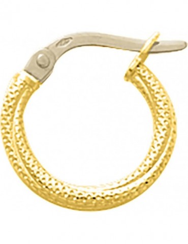 Créole fantaisie or jaune 750/1000