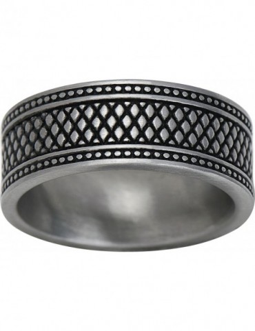 Bague homme acier