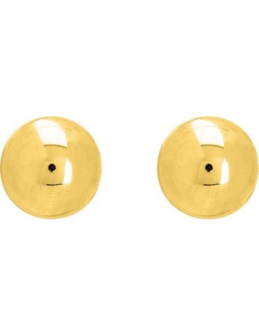 BOUCLES D'OREILLES BOULES OR 750/1000