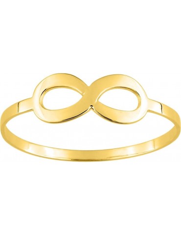 Bague infini or jaune 375/1000