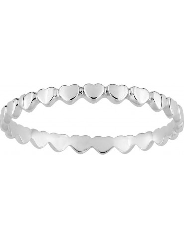 Bague or blanc 375/1000