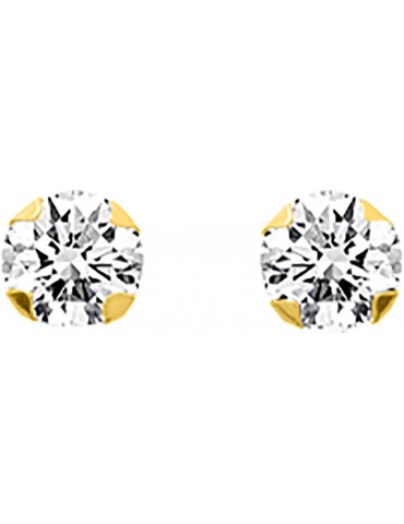 Boucles d'oreilles clous oxyde 375/1000