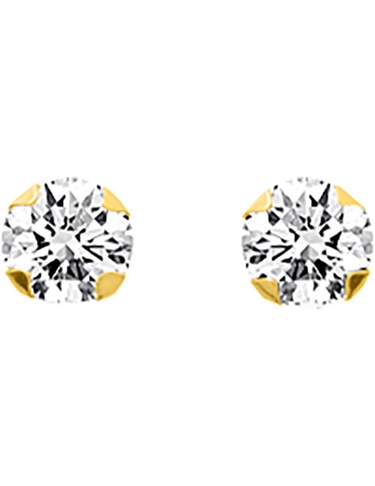 Boucles d'oreilles clous oxyde 375/1000