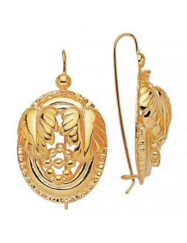 BOUCLES D'OREILLES VIGNES PLAQUÉ OR