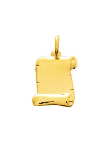 MÉDAILLE PARCHEMIN OR 375/000