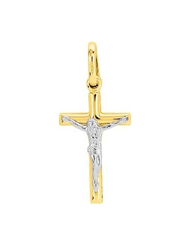 MÉDAILLE CROIX BICOLRE 375/1000