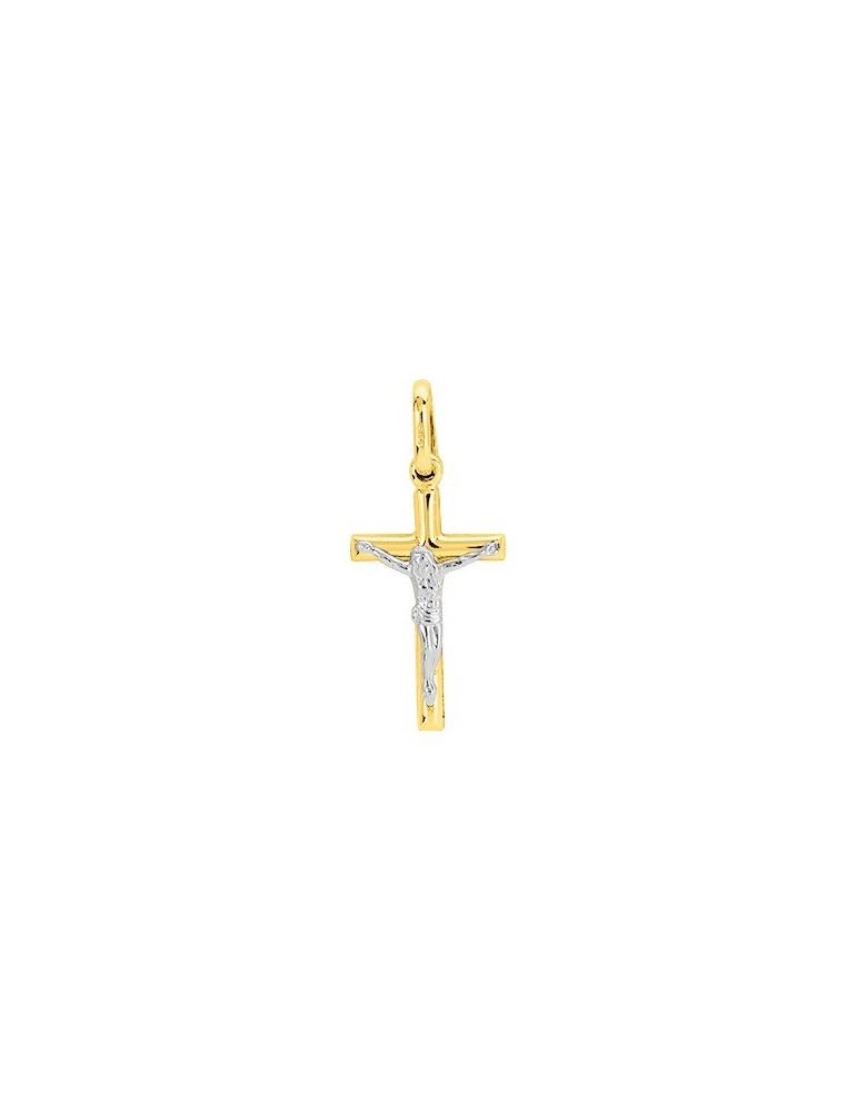 MÉDAILLE CROIX BICOLRE 375/1000