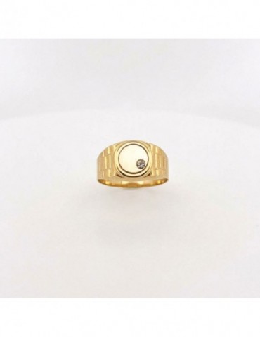 Chevalière or 750/1000