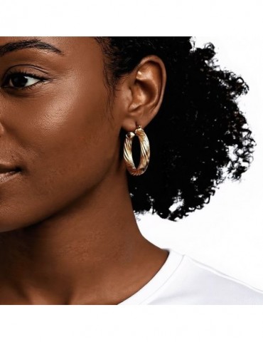 Créole torsadé plaqué or