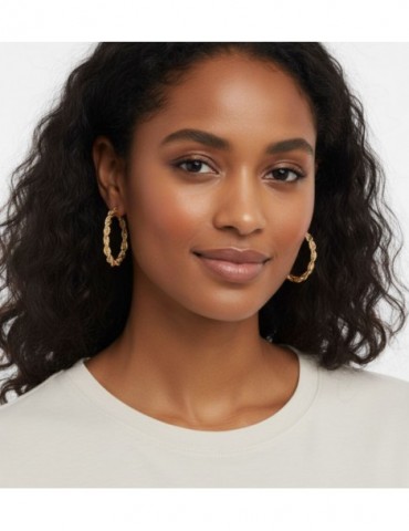 Créole torsadé plaqué or