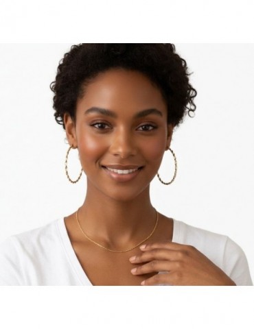 Créole torsade plaqué or