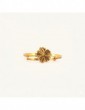 Bague Hibiscus réglable or 750/1000