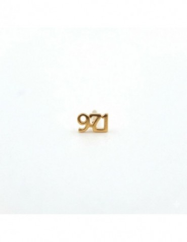 Piercing nez 971 or 750/1000