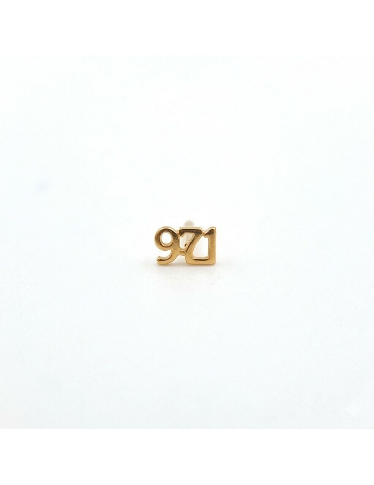 Piercing nez 971 or 750/1000