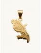 Pendentif carte Martinique plaqué or