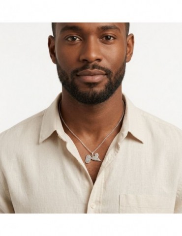 Pendentif carte Gaudeloupe