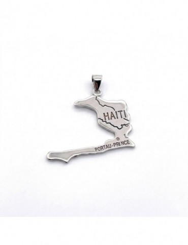 Pendentif carte Haïti