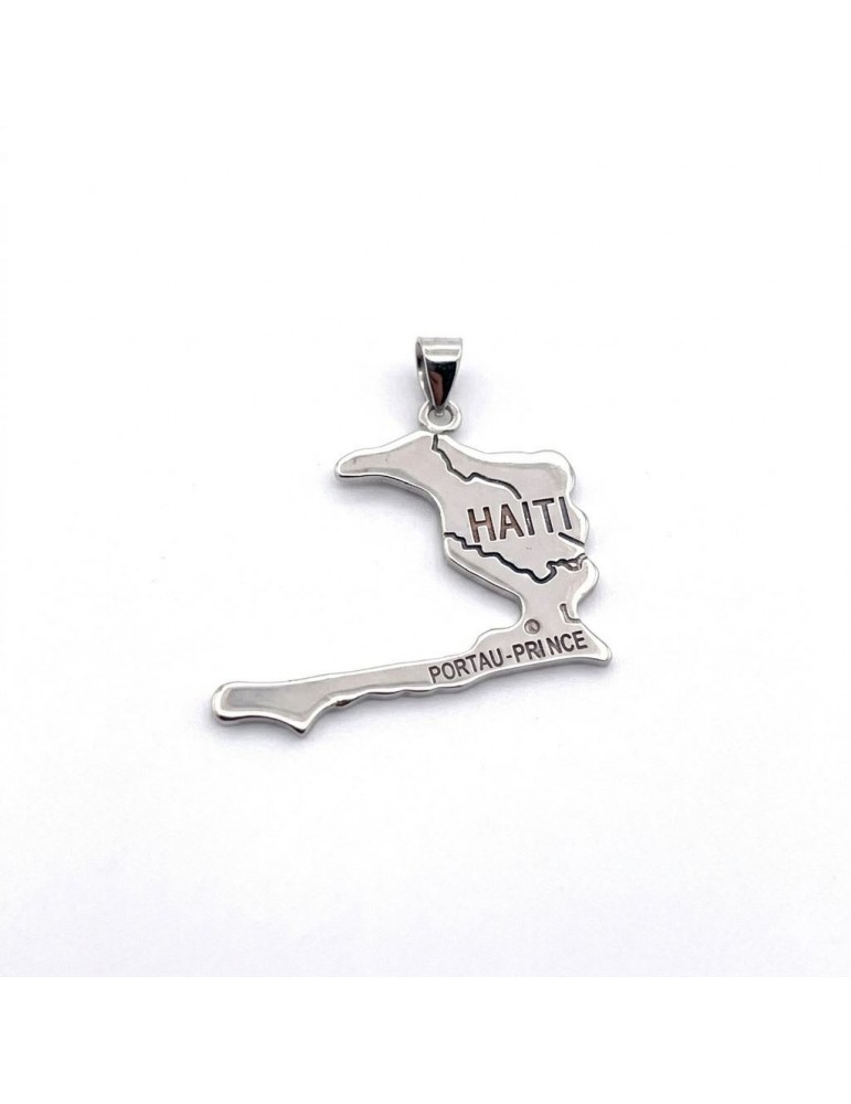 Pendentif carte Haïti