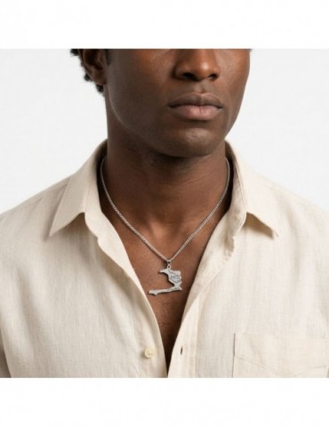 Pendentif carte Haïti