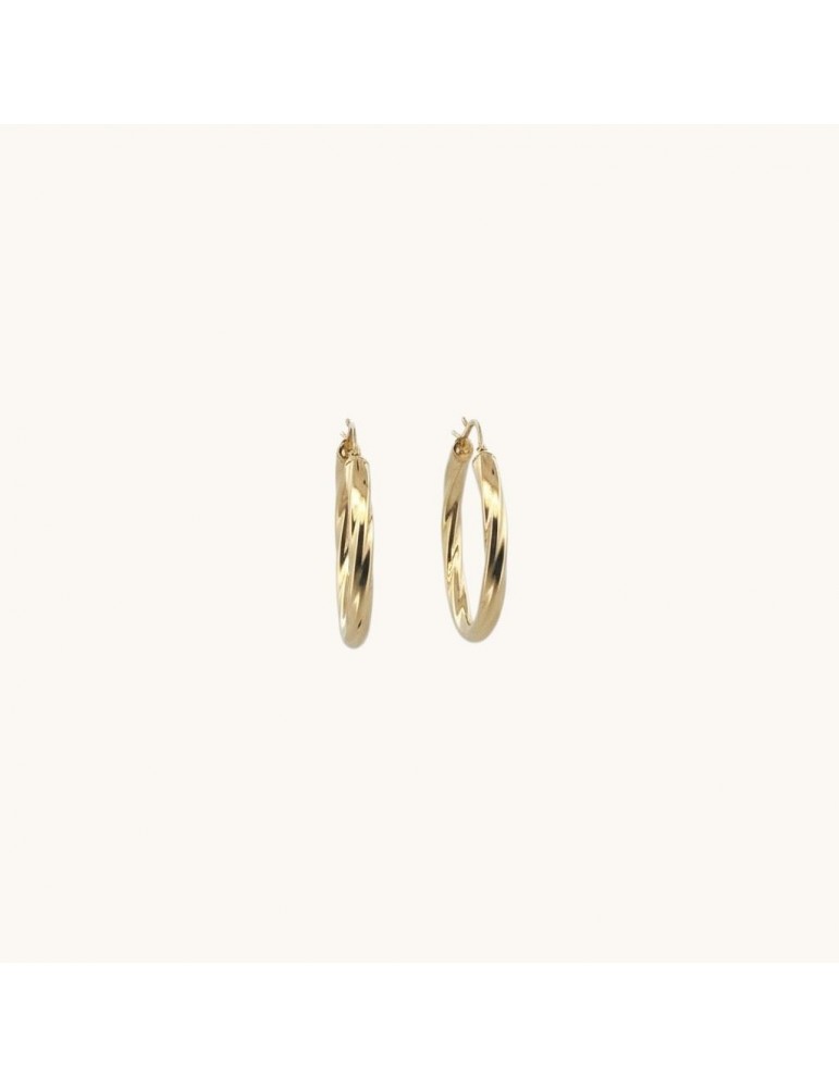 Créole torsade or 750/1000