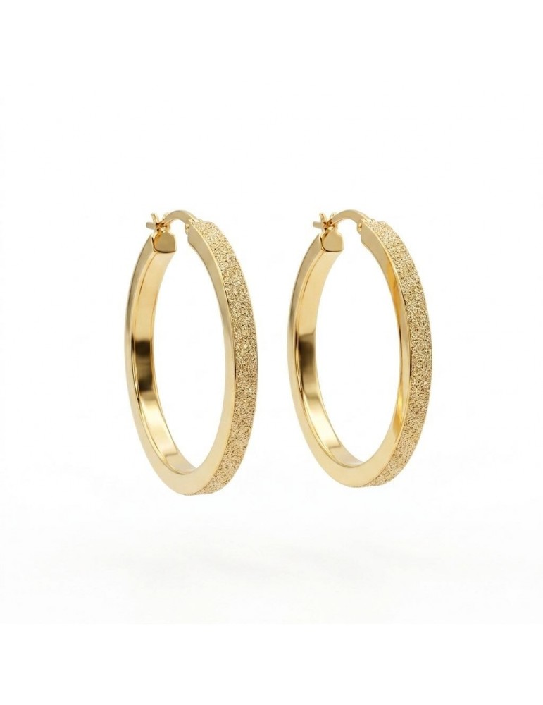 Créole doré pailleté argent 925/1000