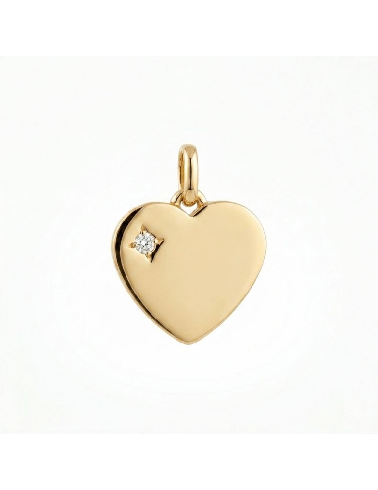 Pendantif coeur or 375/1000