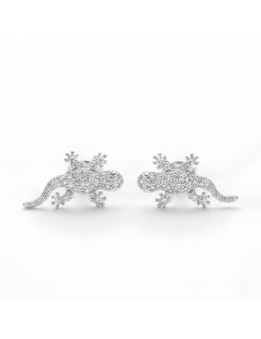 Boucles d'oreilles lézard...