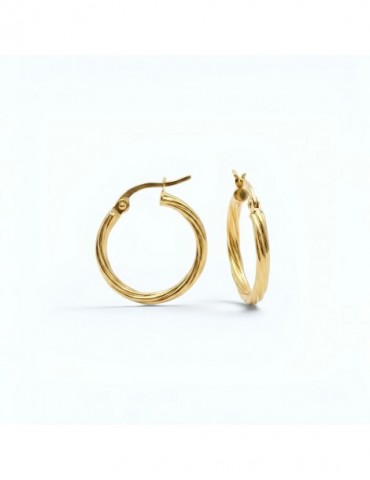 Créole torsade or 750/1000